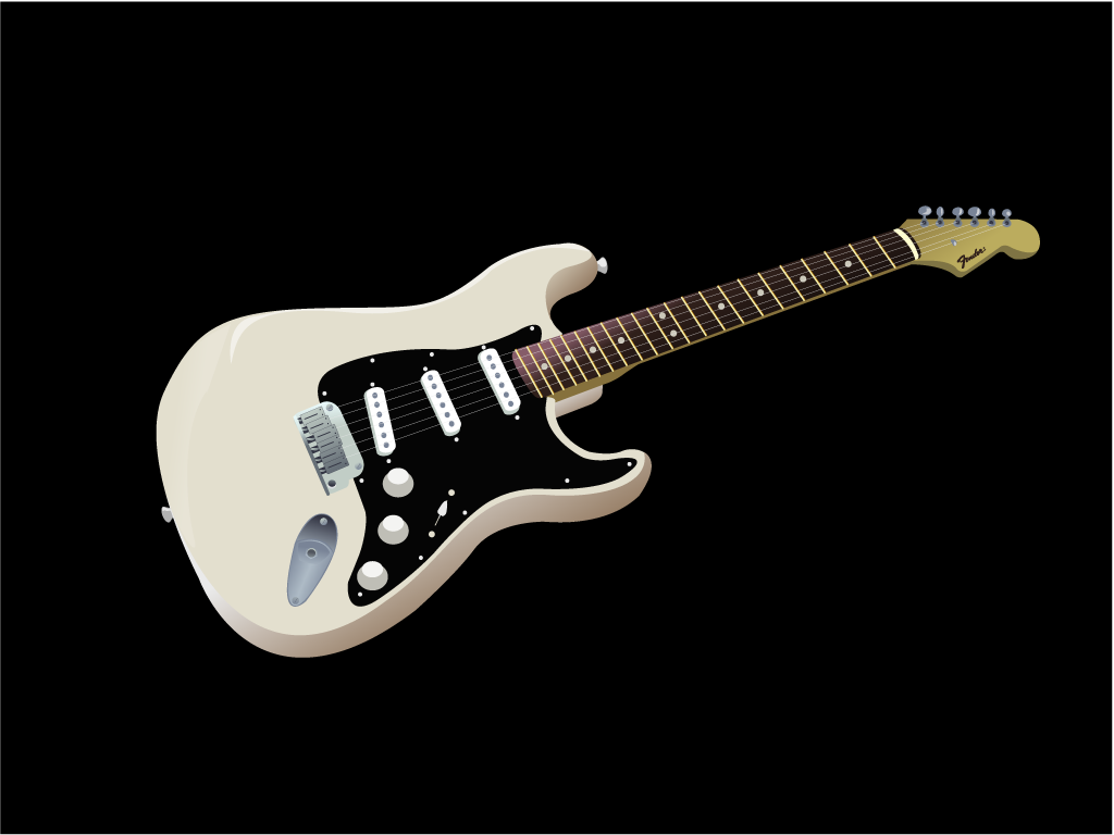 Guitar Drawing Tutorial Fender Stratocaster Wallpaper Gallery