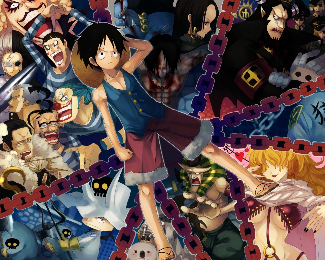 One Piece Anime Wallpaper HD Background Free