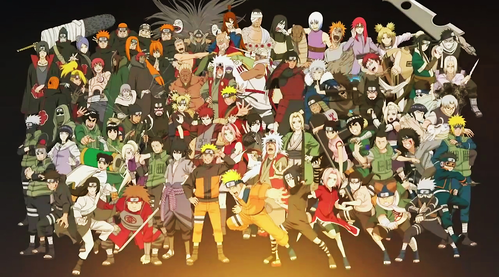 All Characters On Naruto Anime Cartoon Movie Hd Wallpaper – Wallsev.com