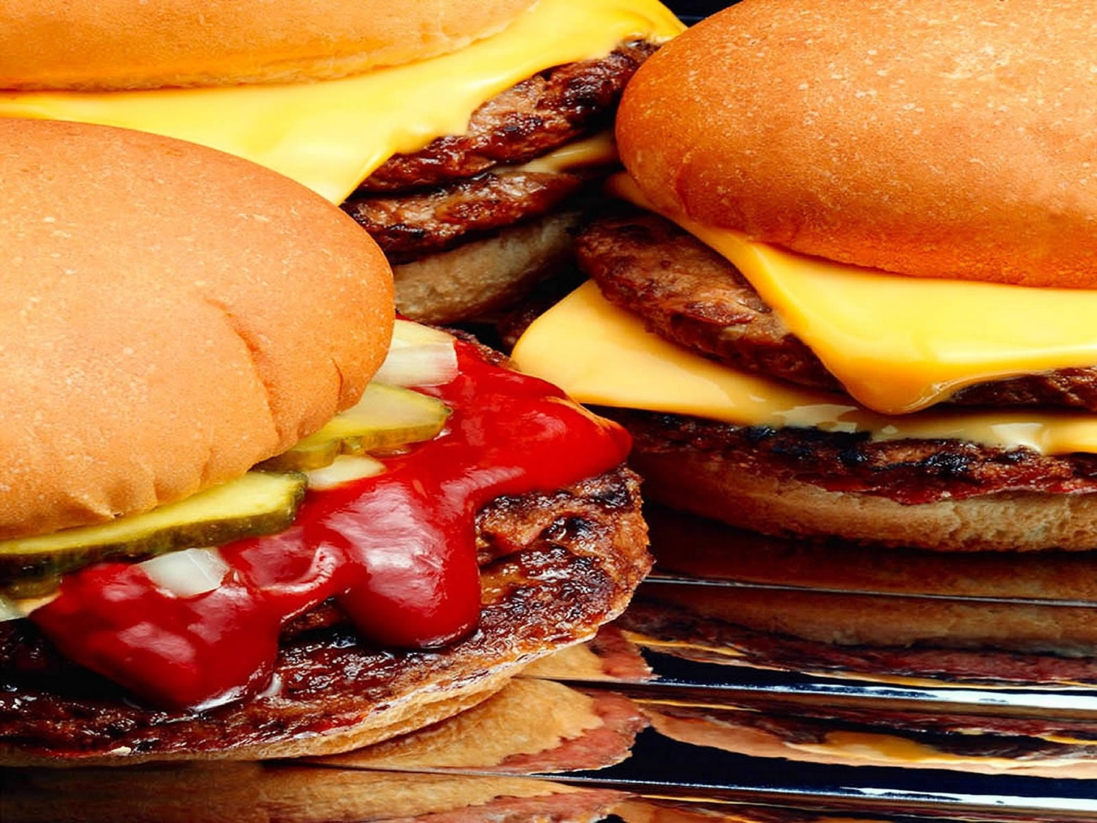 Hamburgers Fast Food Photgraphy HD Wallpaper Image Picture