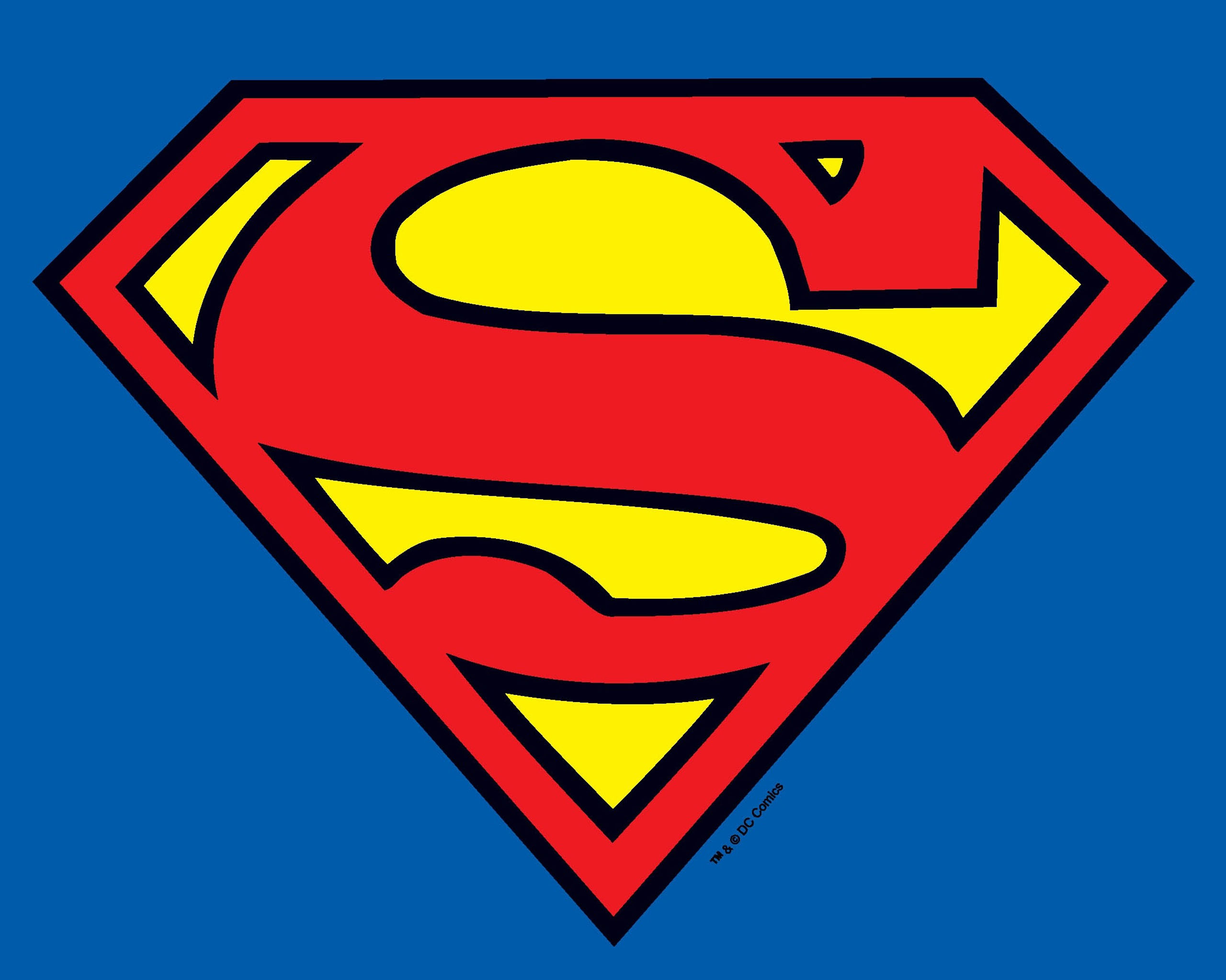 Classic Superman Logo HD Wallpaper