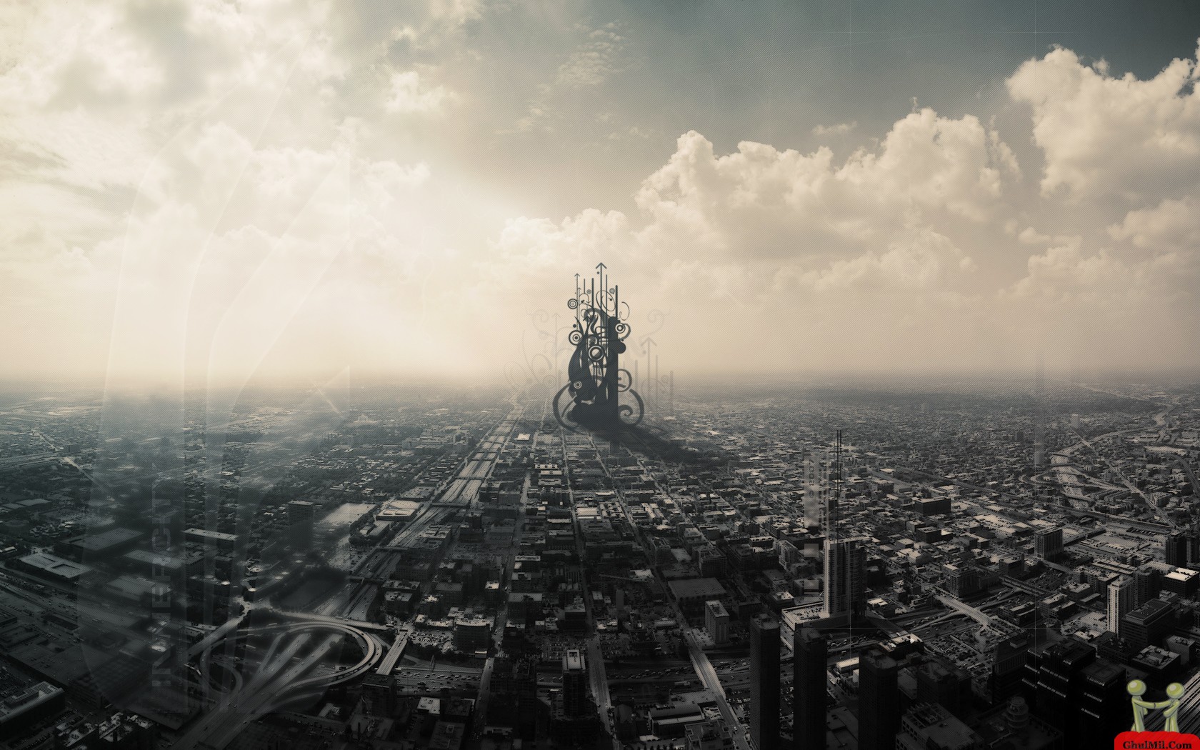3D Amazing City View Image Wallpaper Photo Picture