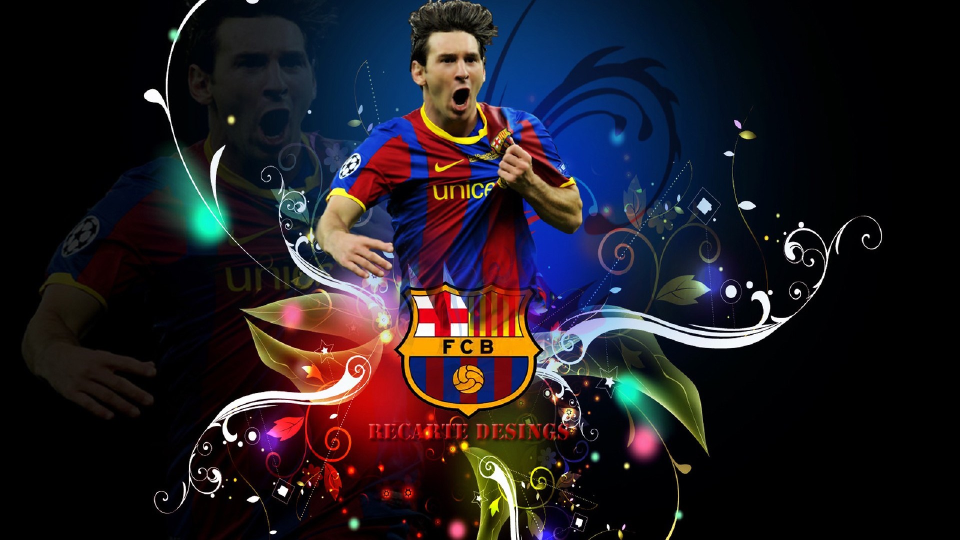 Lionel Messi FC Barcelona Wallpaper HD Background Desktop