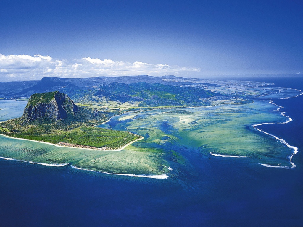 Amazing Aerial Photography View Of Mauritius Free Download For You