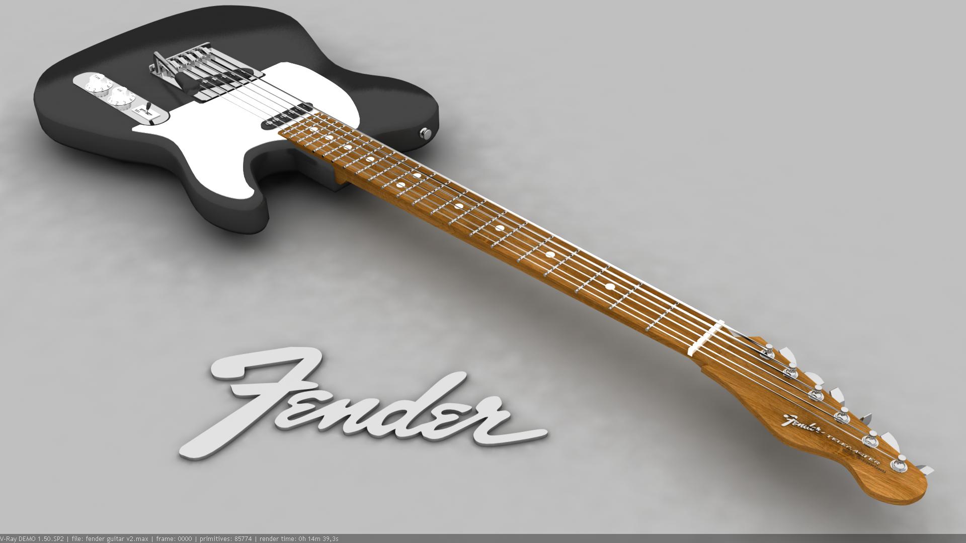 Custom Fender Telecaster Guitar Music Photo Picture Wallpaper Free