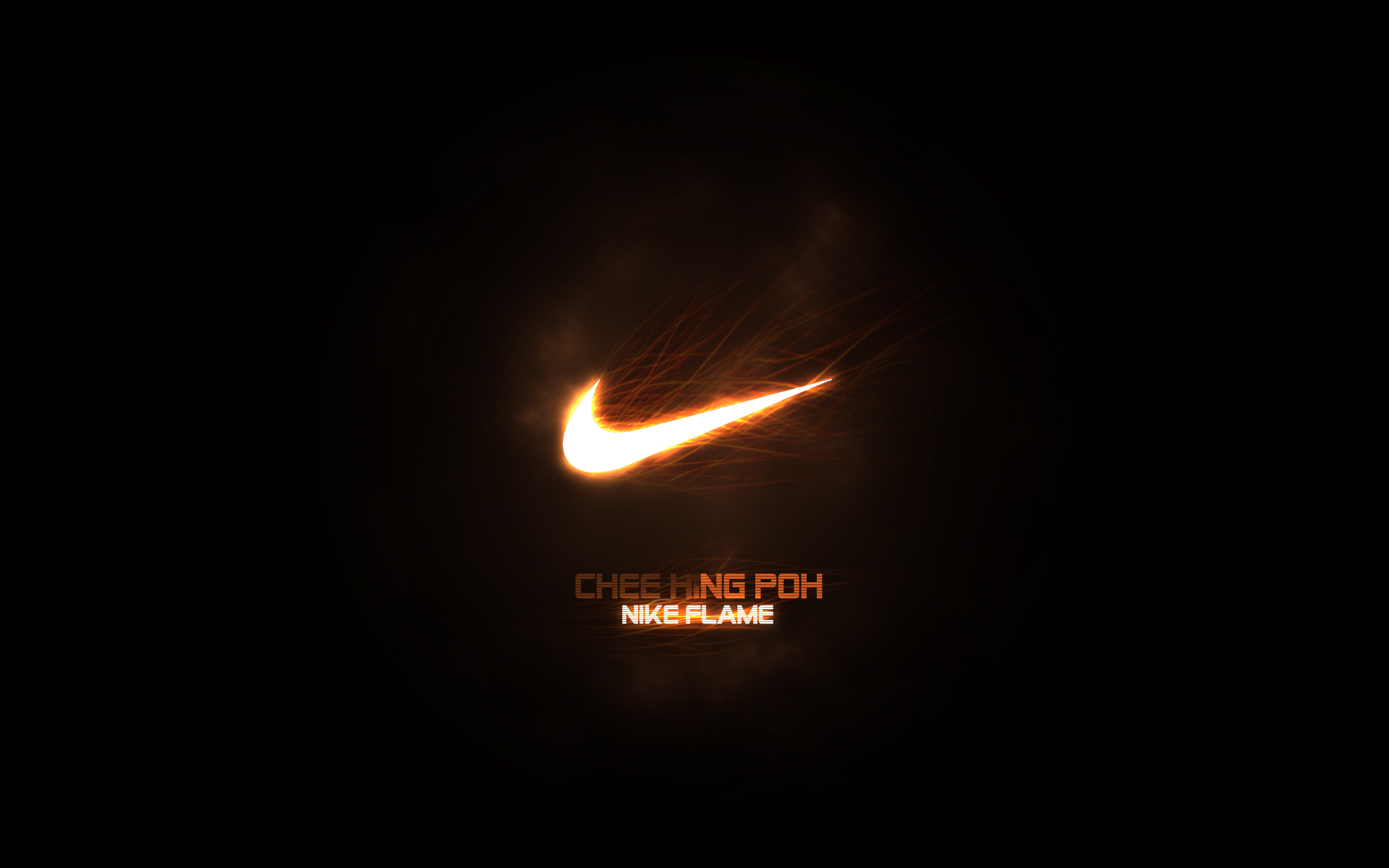 Lighting Nike Logo Top Best HD Wallpaper Picture For PC Desktop