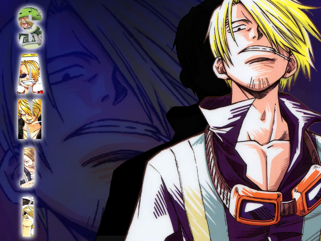 Awesome Sanji One Piece Anime Wallpaper HD Widescreen For PC Computer