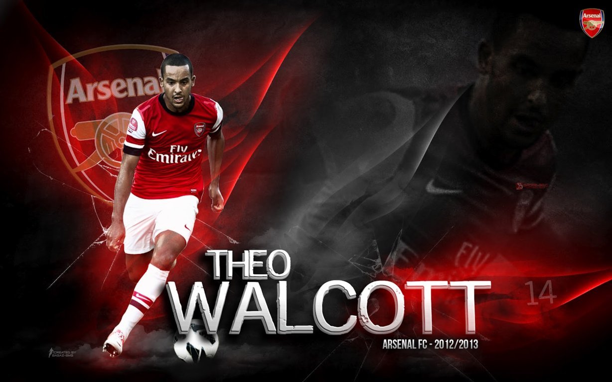 Theo Walcott Arsenal 2013 Full HD Wallpaper Picture Background