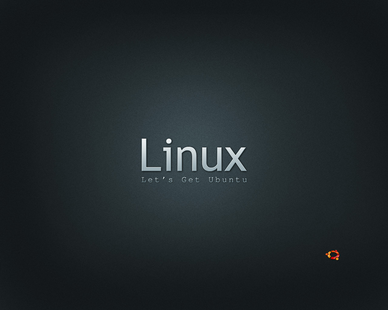 Linux Ubuntu Black Metal Background HD Wallpaper Widescreen Free