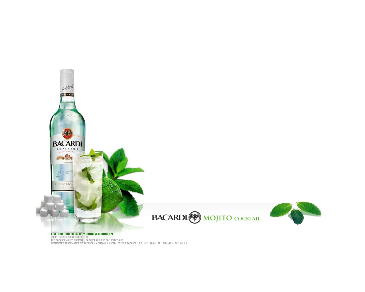 Free Download Bacardi Mojito Cocktail Drink Picture HD Wallpaper Image