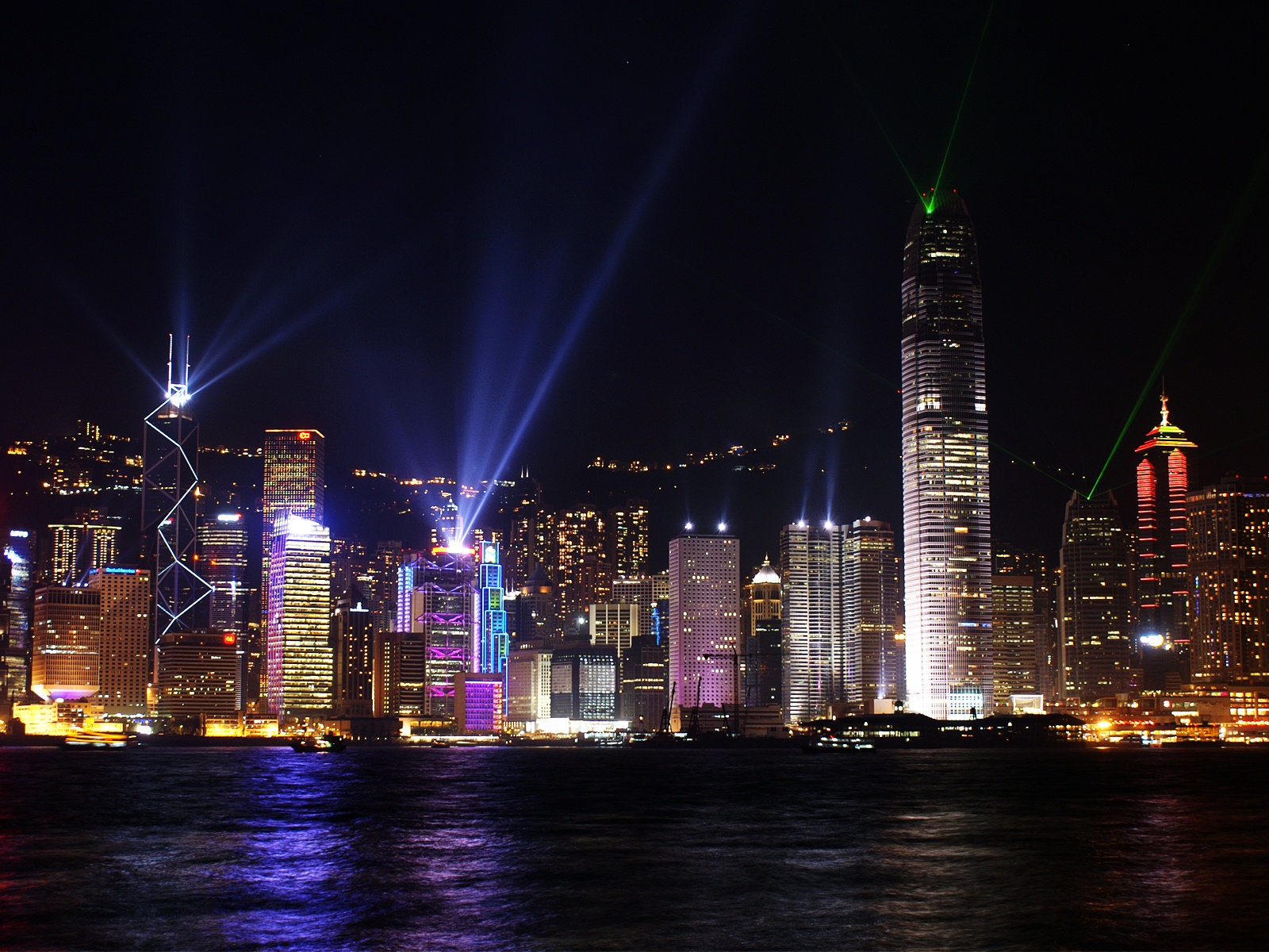 Hong Kong Skyline HD Wallpaper Photo Picture Widescreen Desktop