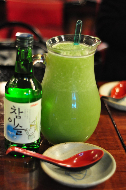 Famous And Traditional Alcoholic Beverages Soju In Korea Pictures