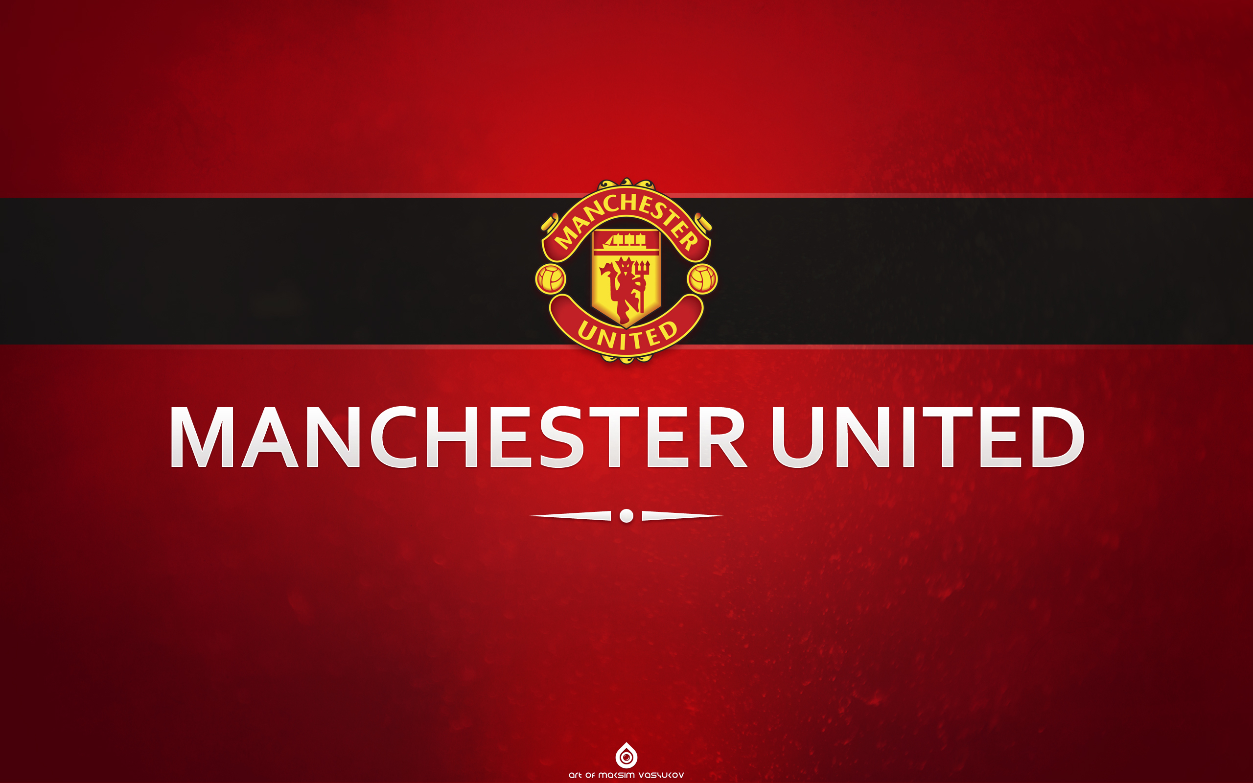 Manchester United FC Logo Exclusive HD Wallpaper Background Picture