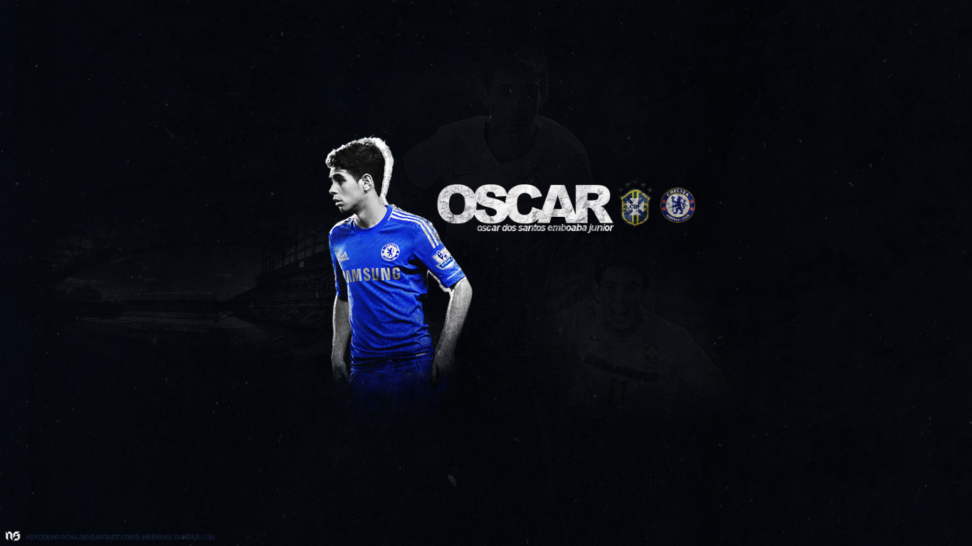 Oscar 11 Football Player For Chelsea FC 2014 HD Wallpaper Picture