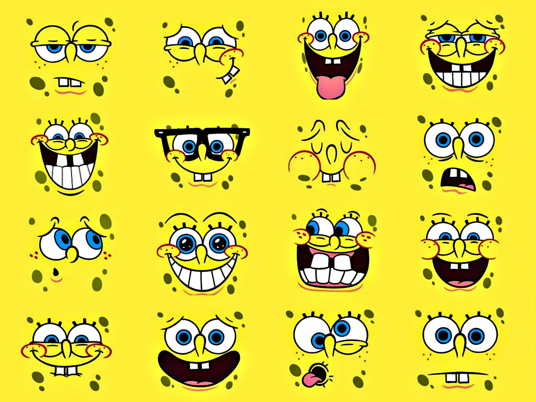 Face Spongebob Squarepants Anime HD Wallpaper Picture