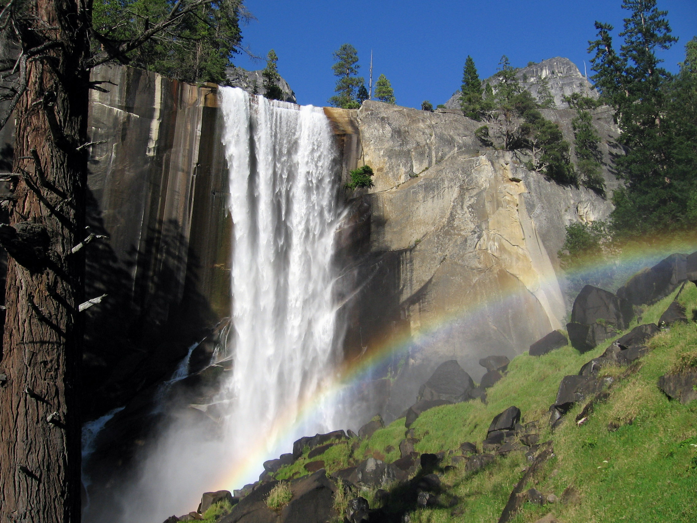 Yosemite Waterfall High Resolution In HD Wallpaper Free Download