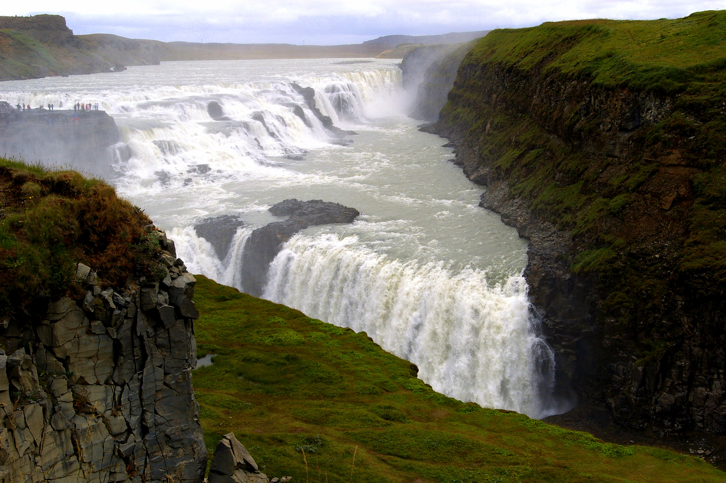 Gullfoss Falls Nature Iceland Picture Photo For Your PC Desktop