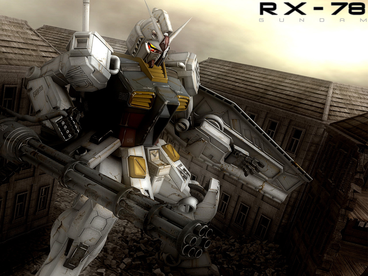 Free Download Gundam RX 78 Anime HD Wallpaper Widescreen