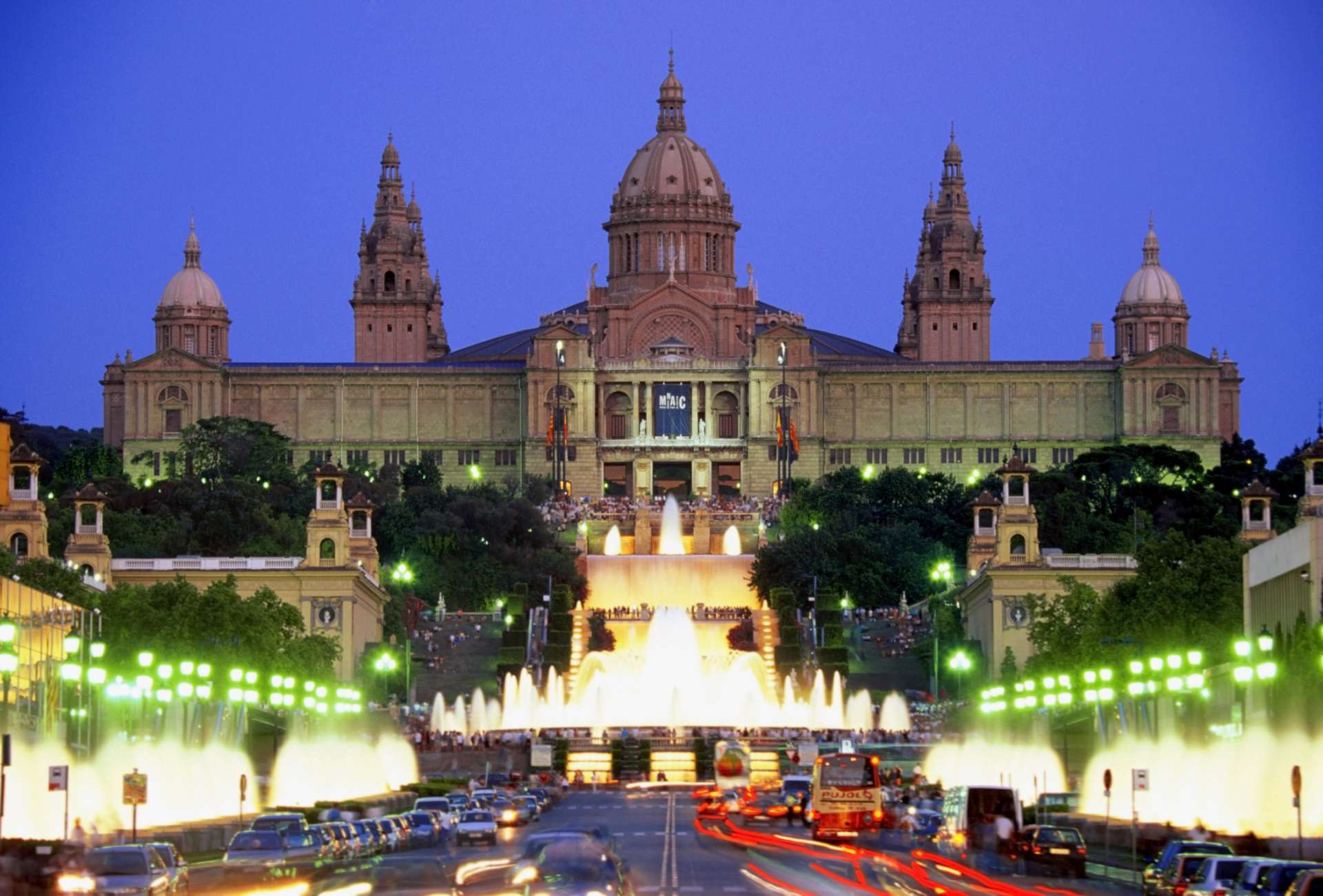 Museum of Art in Barcelona Spain HD Wallpaper