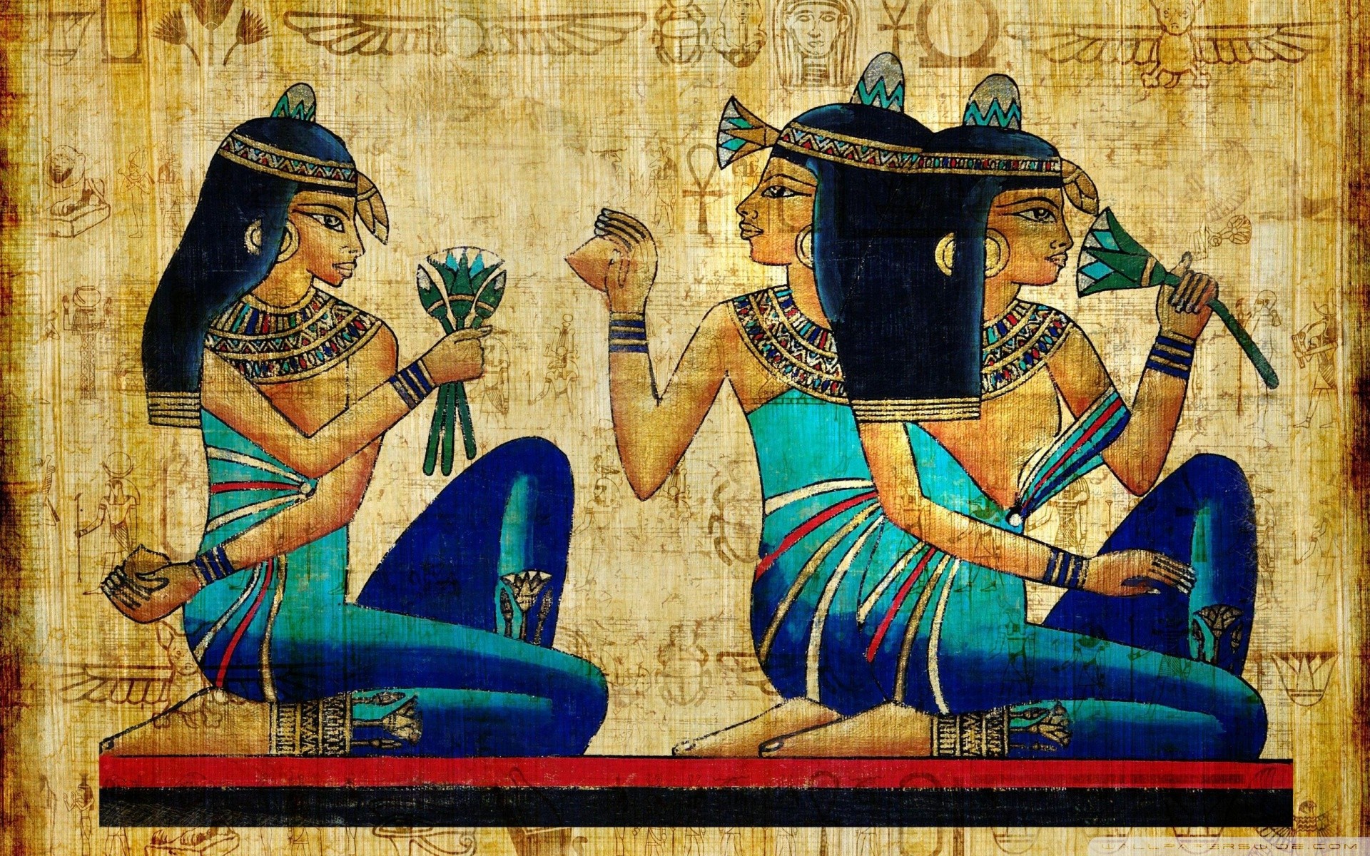 Egyptian Art HD Wallpaper