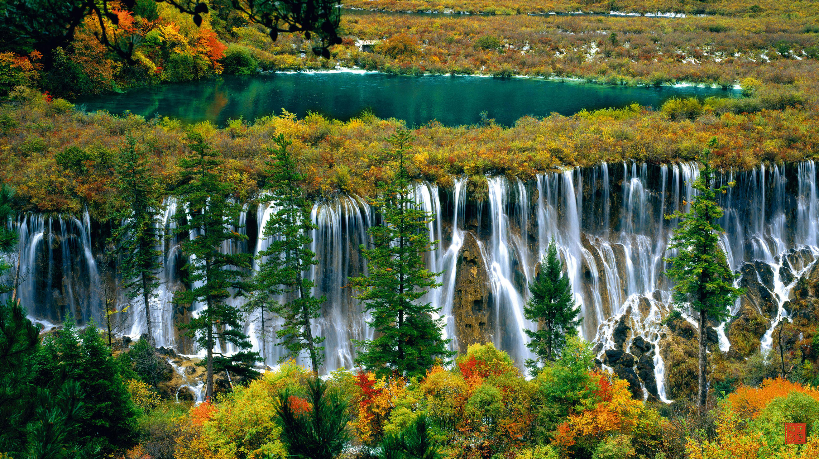 Pearl Shoal Waterfall HD Wallpaper