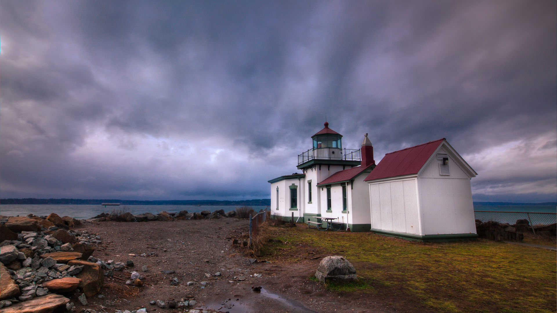 Discovery Park Lighthouse Seattle HD Wallpaper